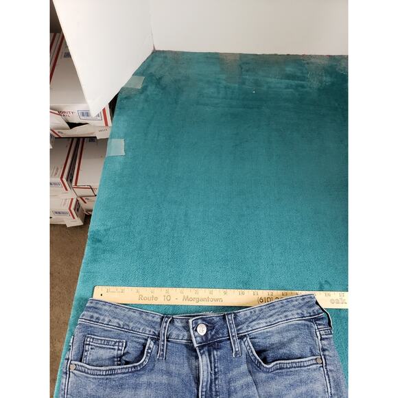 Calvin Klein Jeans Size 6 Womens Blue Pants Stretch Mid Rise Slim Boyfriend - Picture 9 of 13